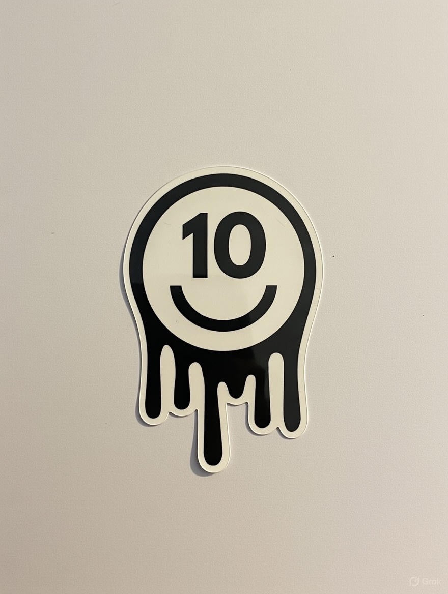 Drip Smile Sticker